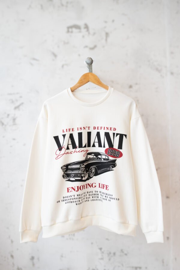 Buzo Básico Cuello Redondo Valiant Crudo