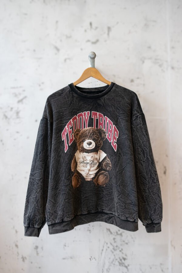 Buzo Básico Cuello Redondo Teddy Washed