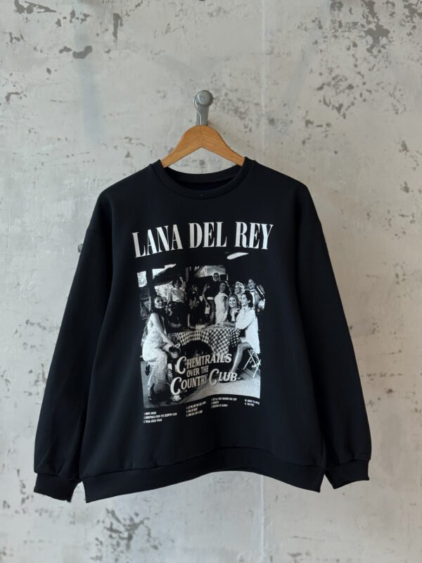 Buzo Básico Cuello Redondo Lana del Rey Ne