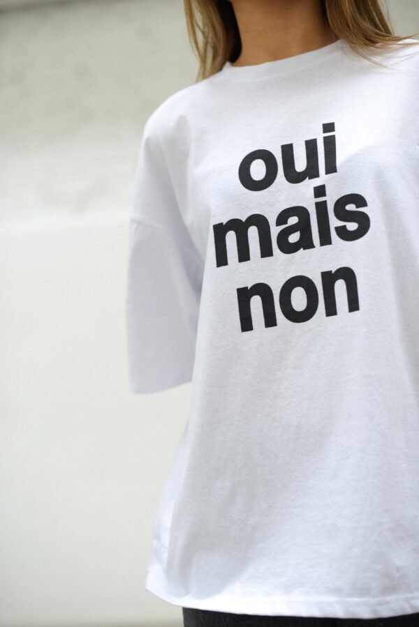 Remera Over Oui Bl