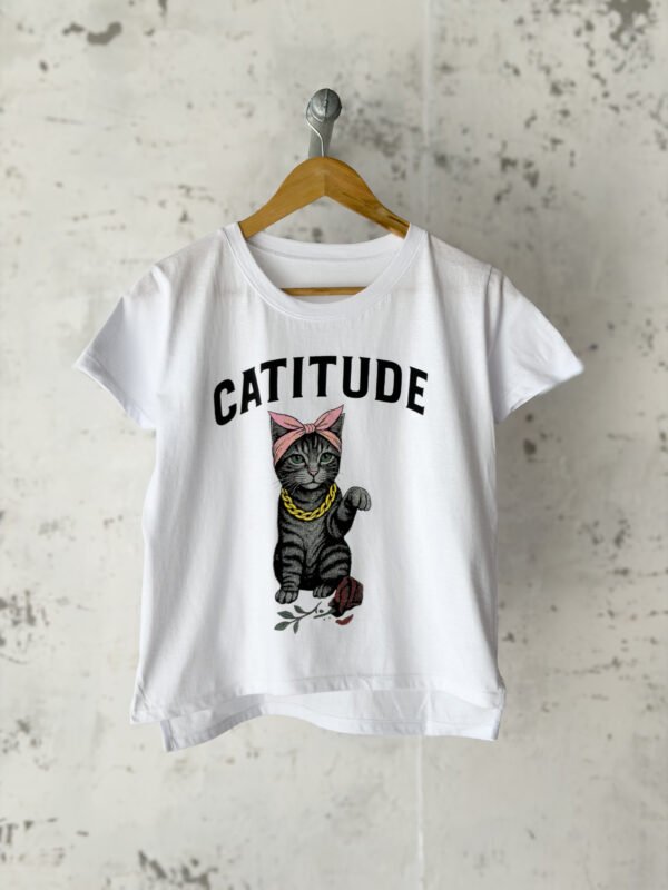 Remera Paloma Gatitude Bl