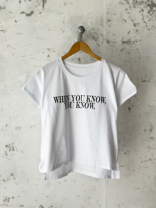 Remera Paloma When you Know Bl