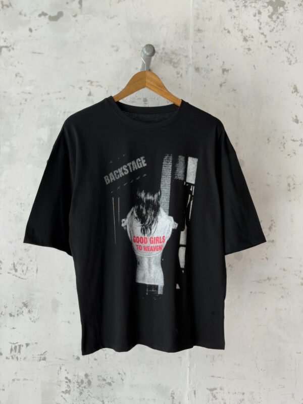 Remera Basica Over Backstage Ne