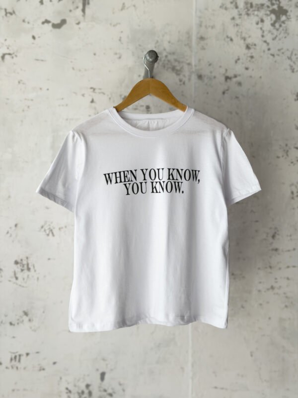 Remera Missandey When you Know Bl