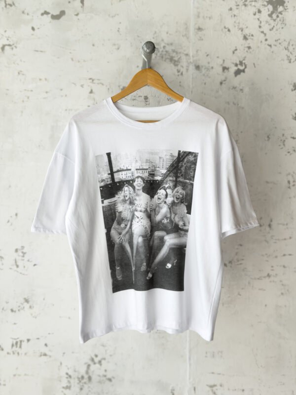 Remera Basica Over Girls Bl