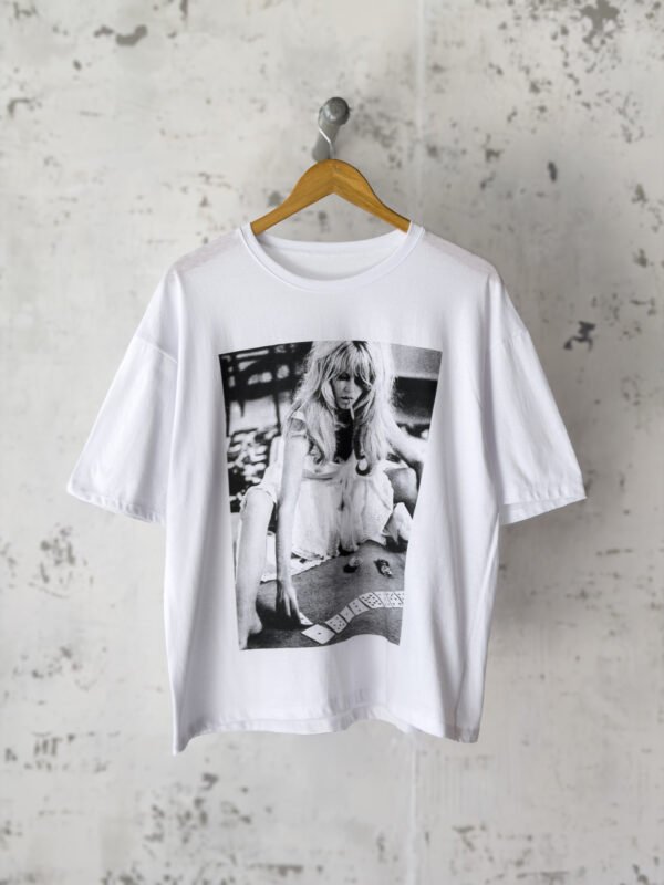 Remera Basica Over Cards Bl