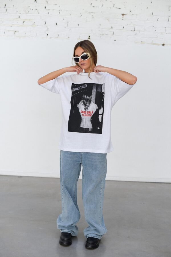 Remera Basica Over Backstage Bl