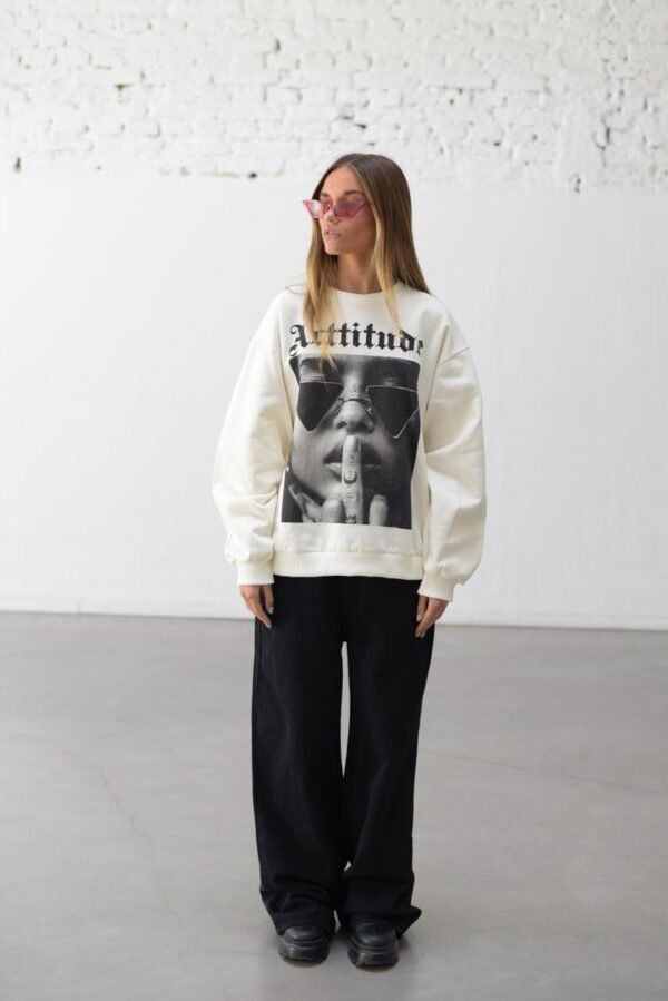 Buzo Cuello Redondo Attitude Crudo