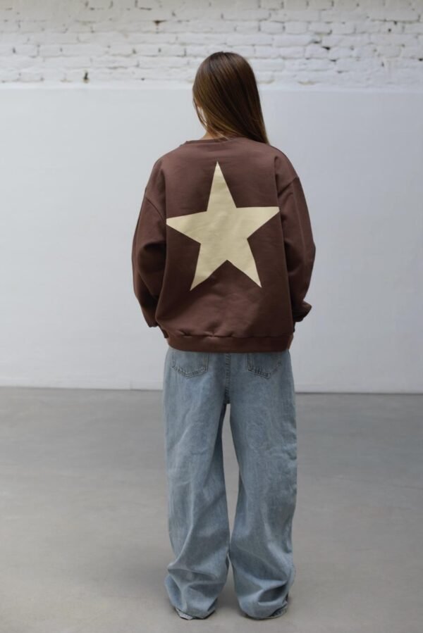 Buzo Cuello Redondo Routine Choco