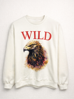 Buzo Cuello Redondo Wild Crudo