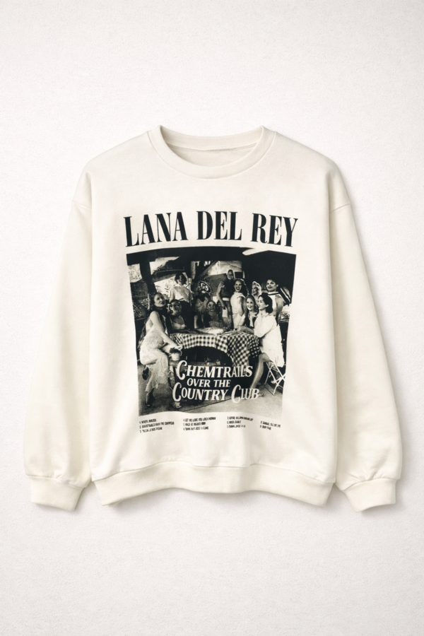 Buzo Cuello Redondo Lana del Rey Crudo