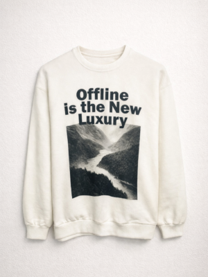 Buzo Cuello Redondo Offline Crudo