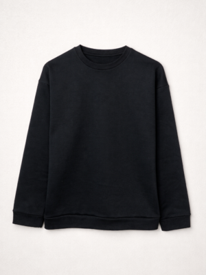 Buzo Cuello Redondo Negro