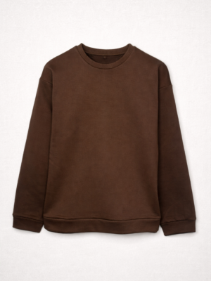Buzo Cuello Redondo Choco