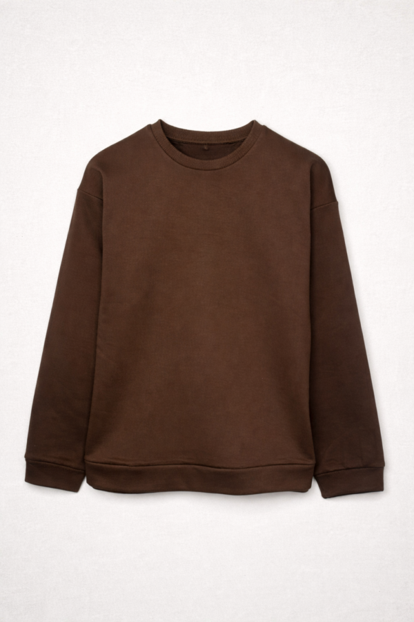 Buzo Cuello Redondo Choco