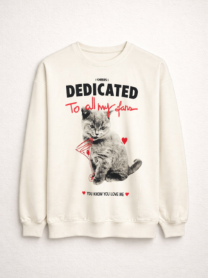 Buzo Cuello Redondo Dedicated Crudo