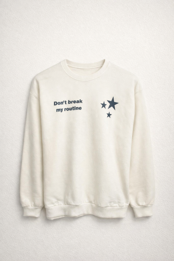 Buzo Cuello Redondo Routine Crudo