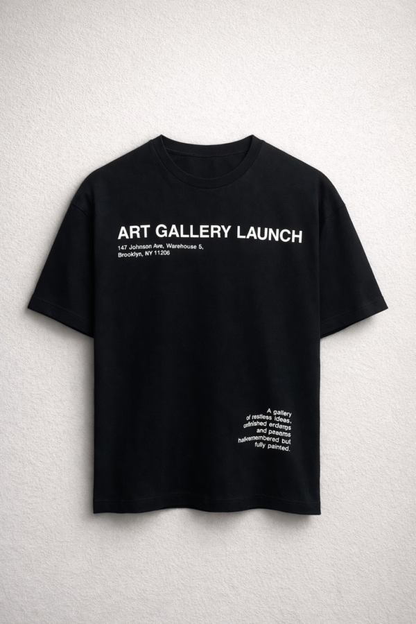 Remera Basica Over Art Gallery Ne