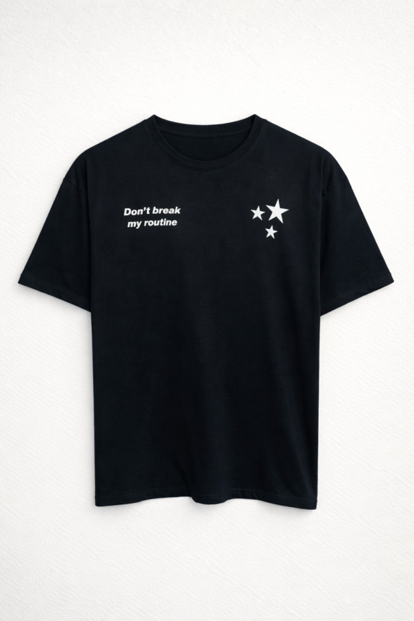 Remera Basica Over Routine Ne