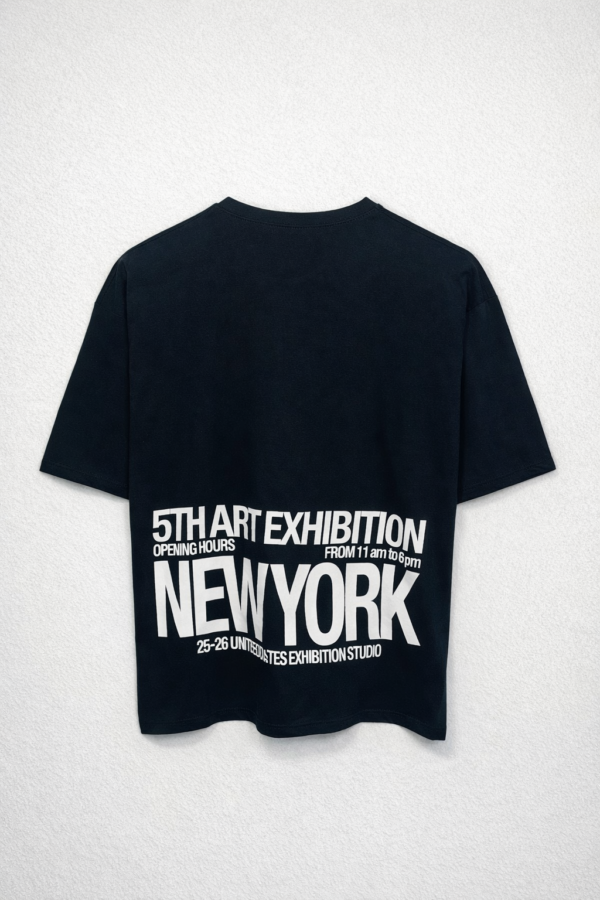 Remera Basica Over Exhibition Ne