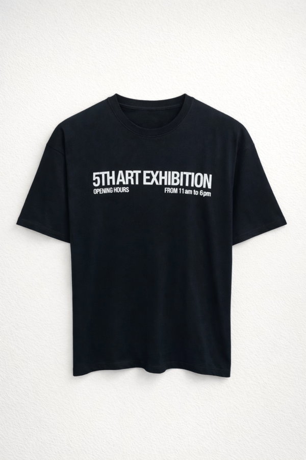Remera Basica Over Exhibition Ne