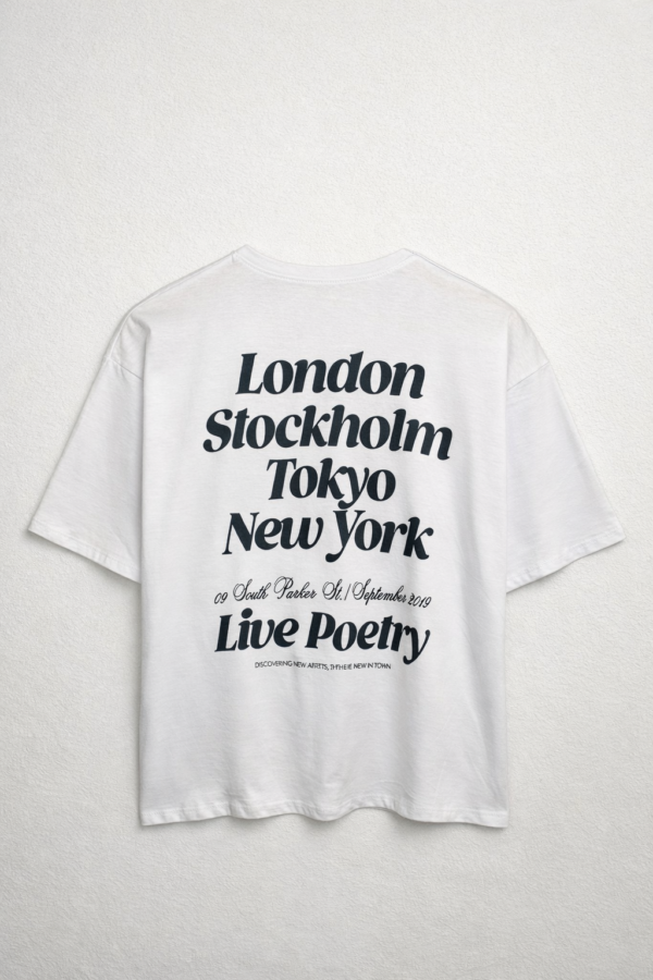 Remera Basica Over Southwest Club Bl