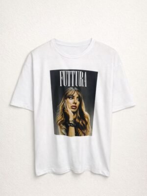Remera Basica Over Tini Futura Bl