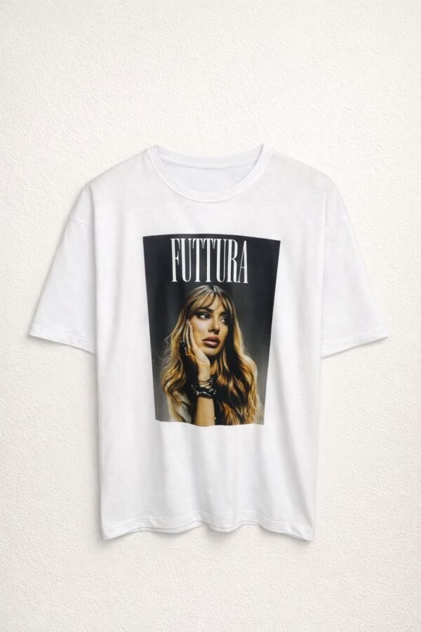 Remera Basica Over Tini Futura Bl