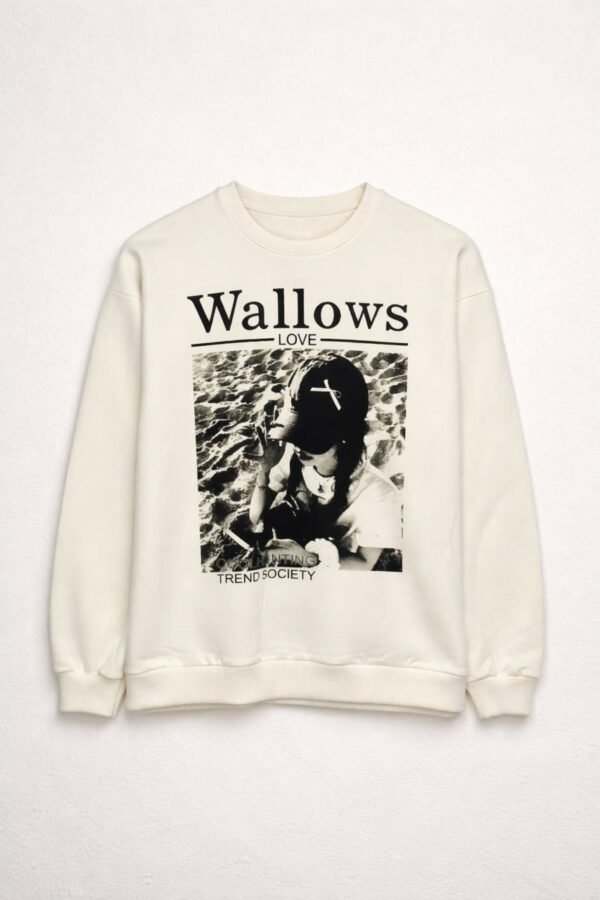 Buzo Cuello Redondo Wallows Crudo