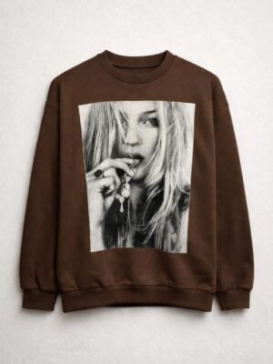 Buzo Cuello Redondo Kate Choco