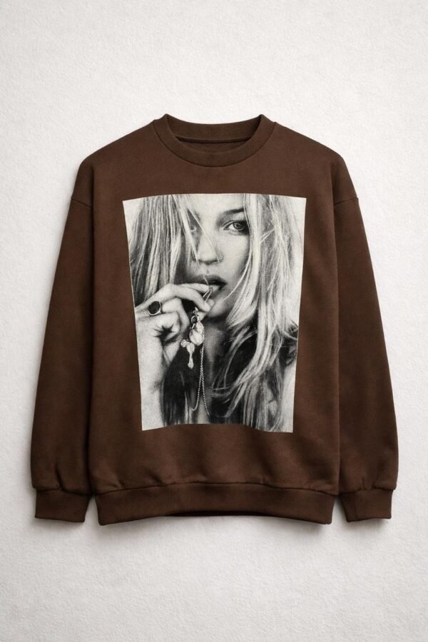 Buzo Cuello Redondo Kate Choco