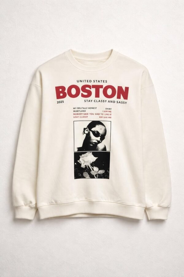 Buzo Cuello Redondo Boston Crudo