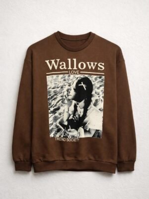 Buzo Cuello Redondo Wallows Choco