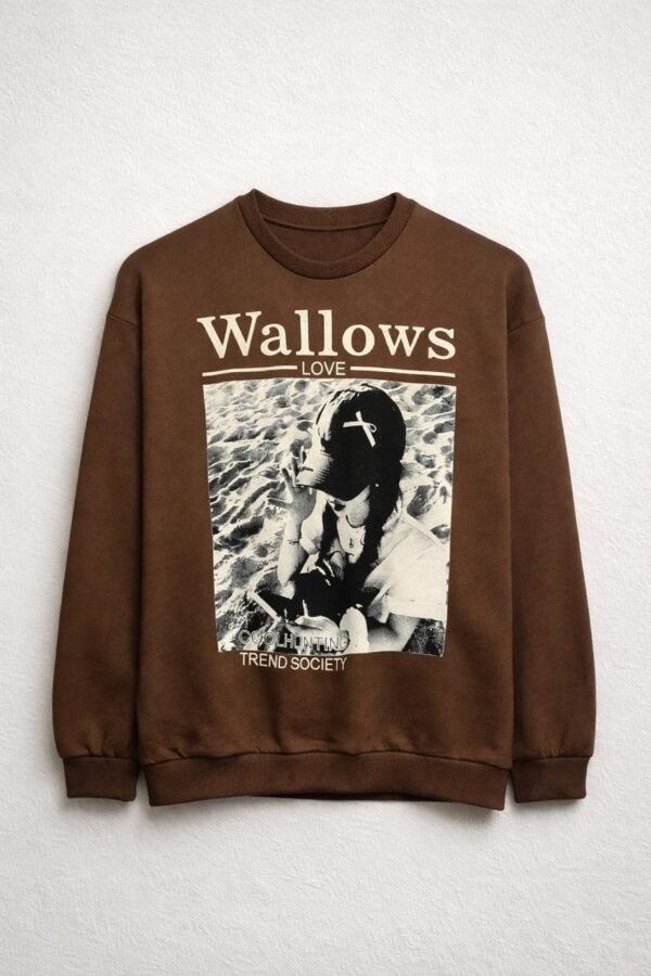 Buzo Cuello Redondo Wallows Choco