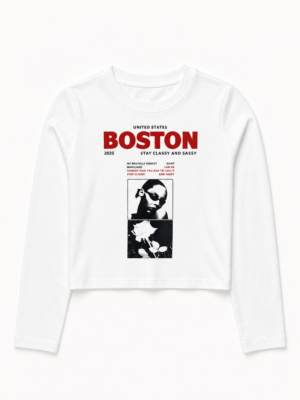 Top July Manga Larga Boston Bl