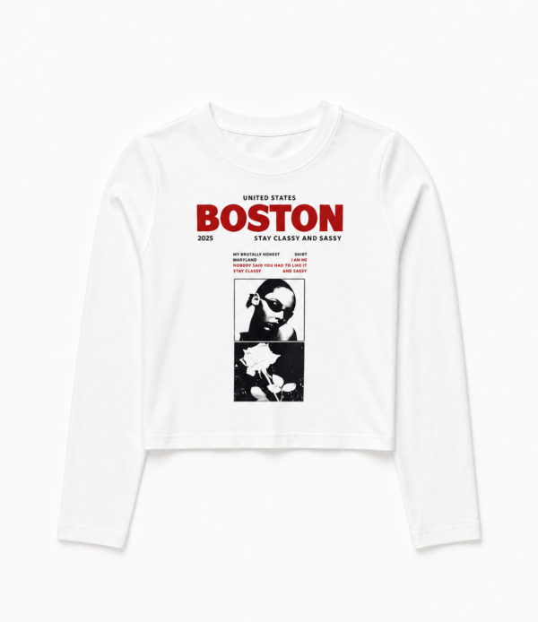 Top July Manga Larga Boston Bl