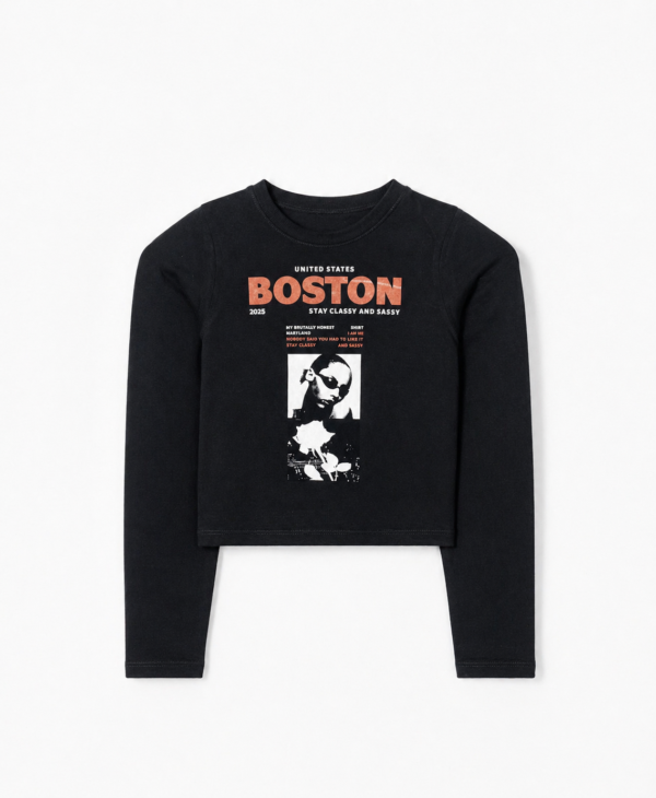 Top July Manga Larga Boston Ne