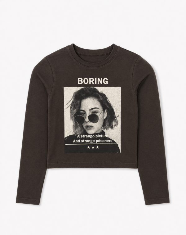 Top July Manga Larga Boring Choco