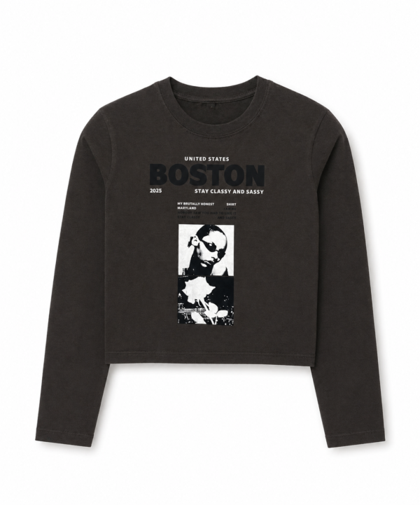 Top July Manga Larga Boston Choco