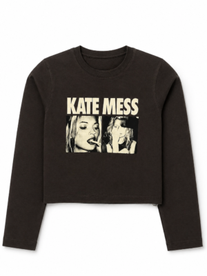 Top July Manga Larga Kate Mess Choco