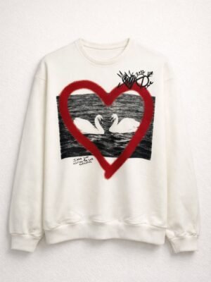 Buzo Cuello Redondo Swan Crudo