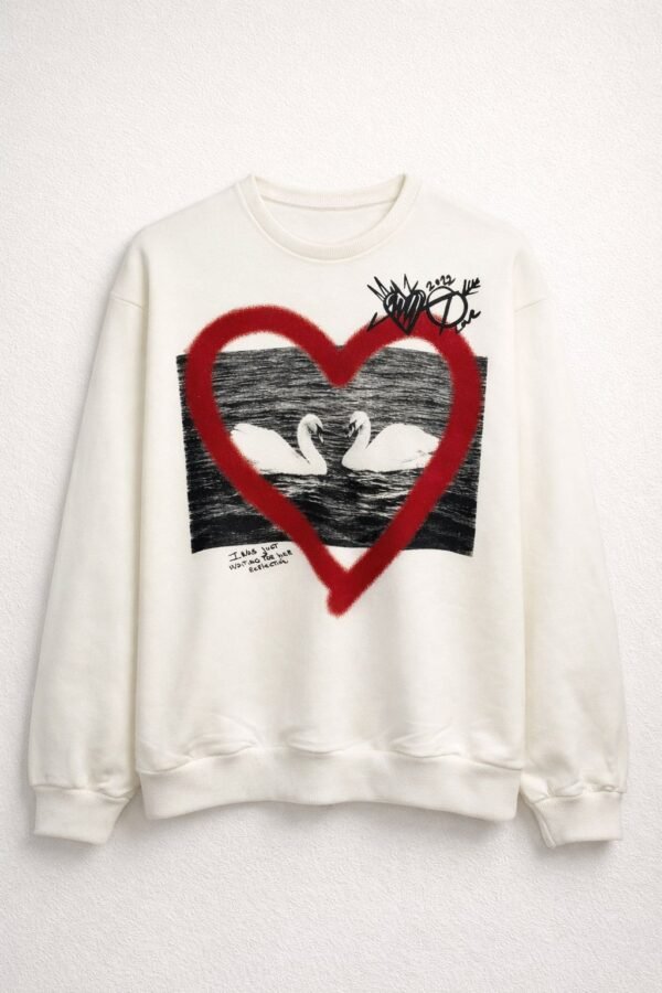 Buzo Cuello Redondo Swan Crudo