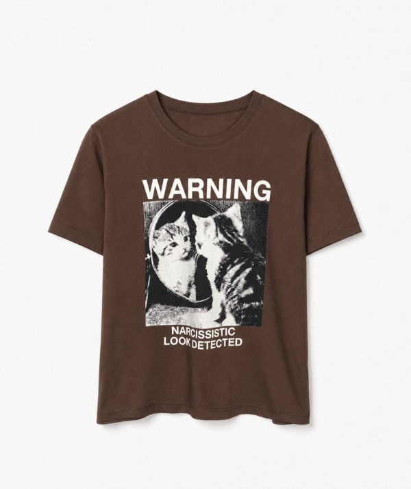 Remera Missandey Warning Choco