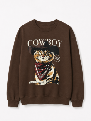 9C11065A-E9AB-4E05-A887-DB5274AB0152 Buzo Cuello Redondo Cowboy Choco