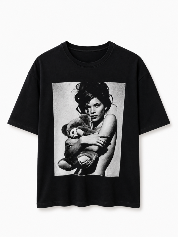 Remera Basica Over Kate Bear Ne