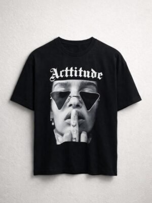 Remera Basica Over Arttitude Ne