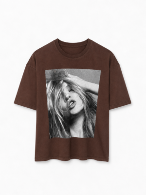 Remera Basica Over Kate Moss Choco