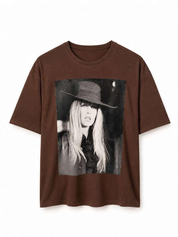 Remera Basica Over Hat Choco
