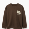 Buzo Cuello Redondo SEOUL Choco