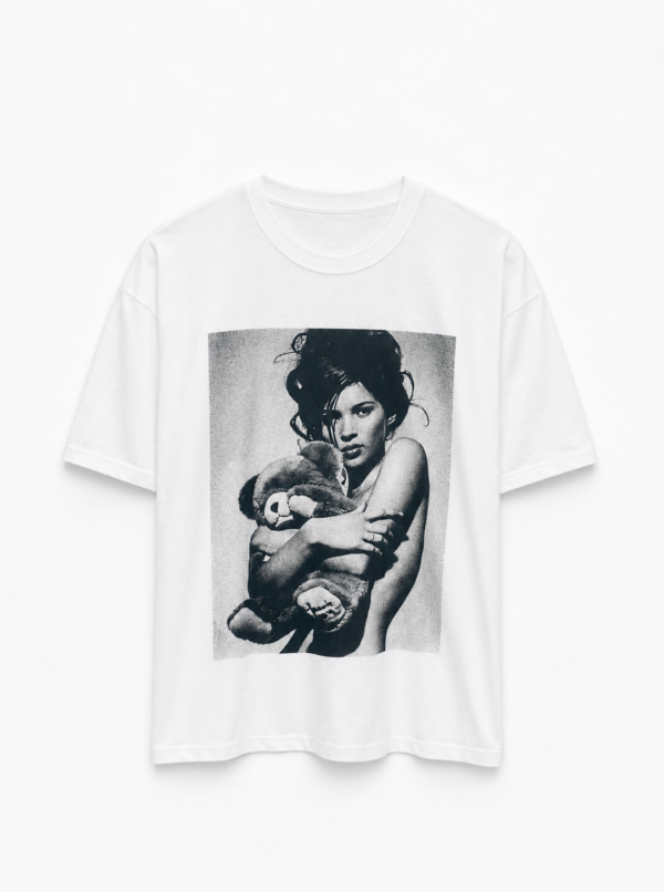 Remera Basica Over Kate Bear Bl